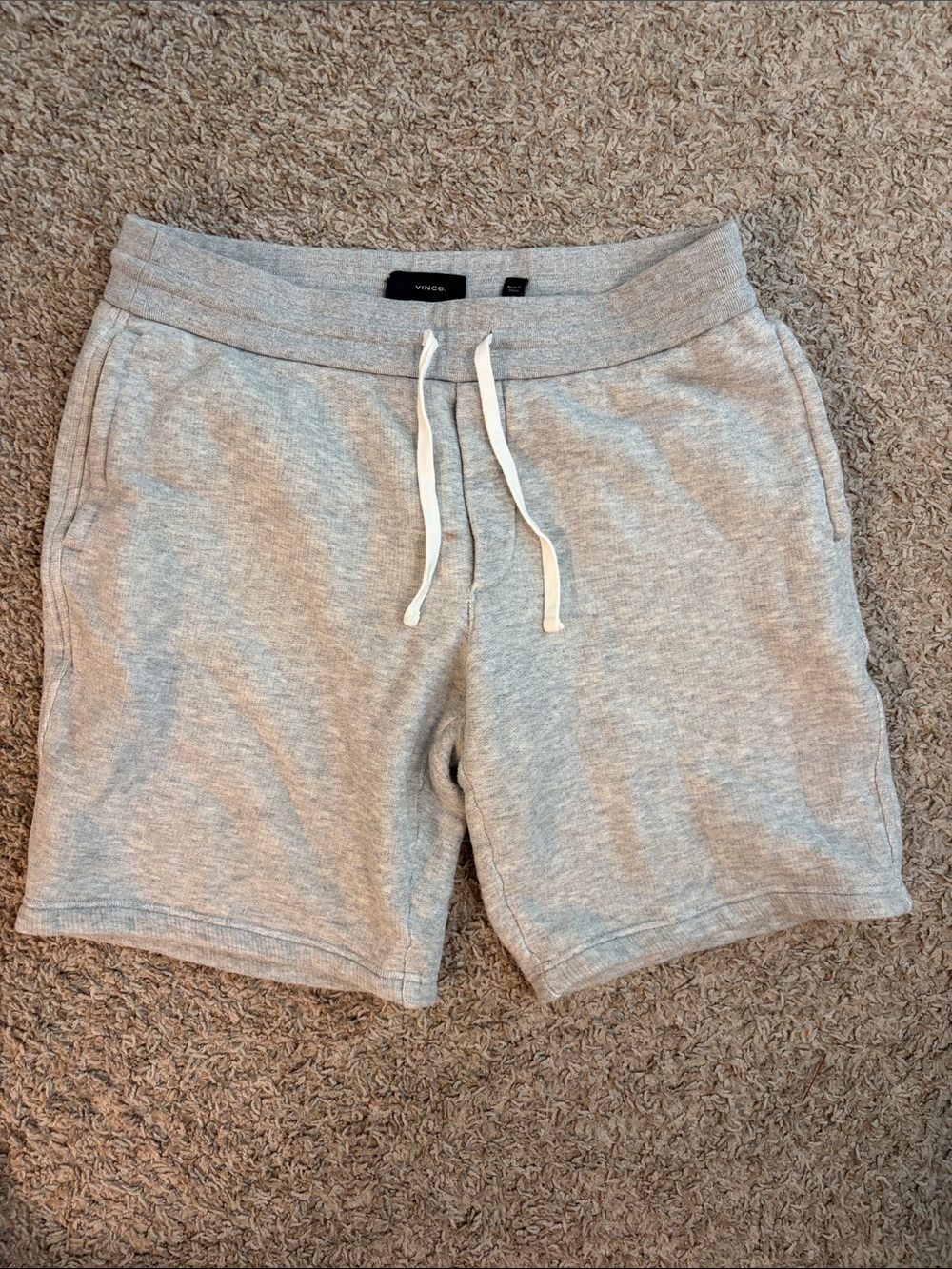 Vince Light Gray Athletic Shorts